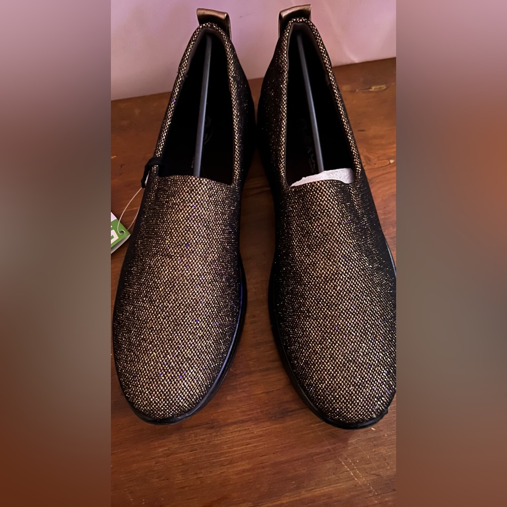 Parex Glitter Flat (Women) Flexus by Spring Step Bronze Size EU 39/US 8.5